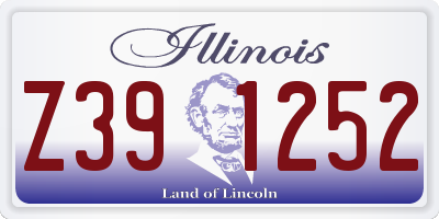 IL license plate Z391252