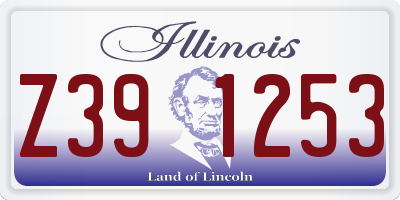 IL license plate Z391253