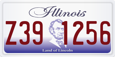 IL license plate Z391256