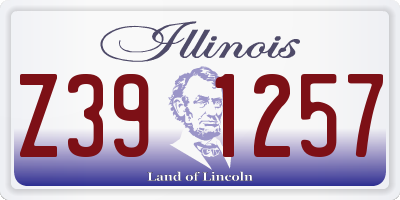 IL license plate Z391257