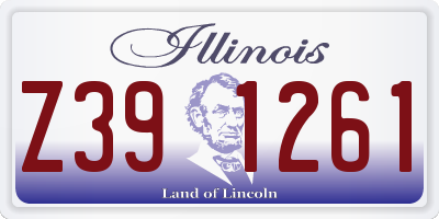IL license plate Z391261
