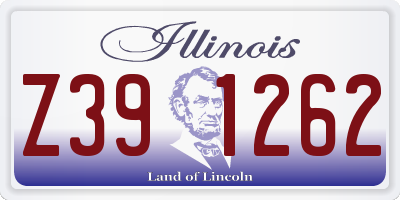 IL license plate Z391262