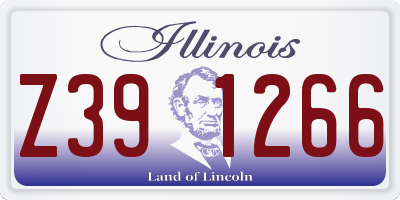 IL license plate Z391266