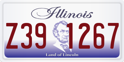 IL license plate Z391267