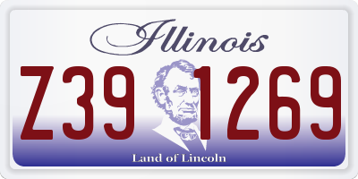 IL license plate Z391269