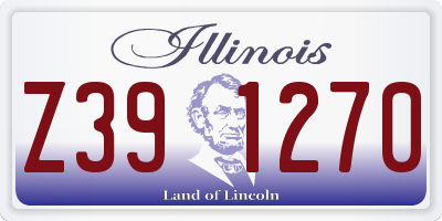 IL license plate Z391270