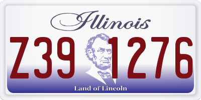 IL license plate Z391276