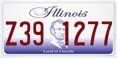 IL license plate Z391277