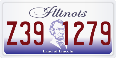IL license plate Z391279
