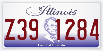 IL license plate Z391284