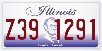 IL license plate Z391291