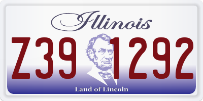 IL license plate Z391292