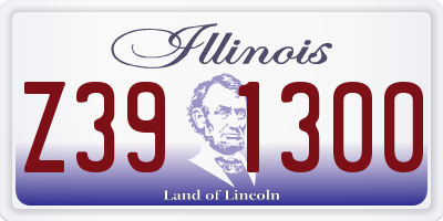 IL license plate Z391300