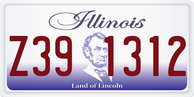 IL license plate Z391312