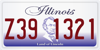 IL license plate Z391321