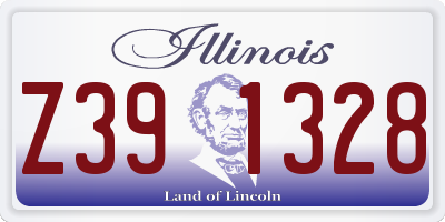 IL license plate Z391328