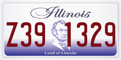 IL license plate Z391329