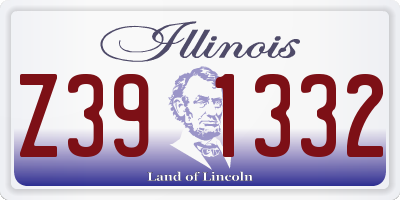 IL license plate Z391332