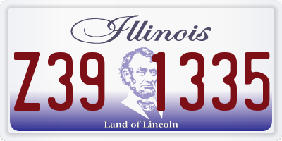 IL license plate Z391335