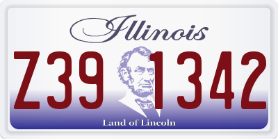 IL license plate Z391342