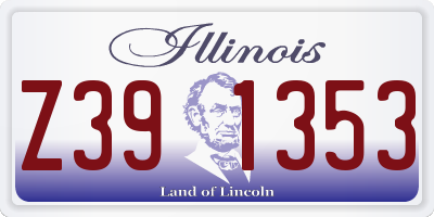 IL license plate Z391353