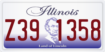 IL license plate Z391358