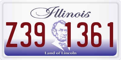 IL license plate Z391361