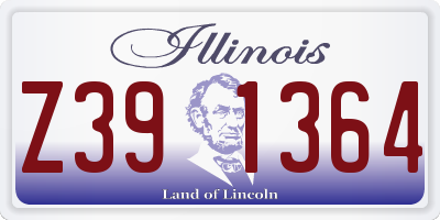 IL license plate Z391364
