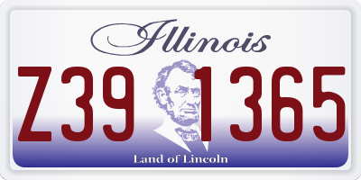 IL license plate Z391365