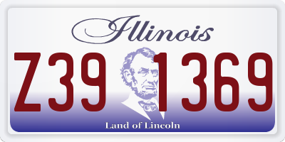 IL license plate Z391369