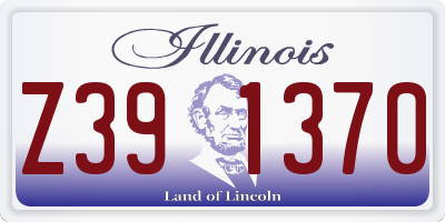 IL license plate Z391370