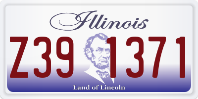 IL license plate Z391371
