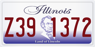 IL license plate Z391372