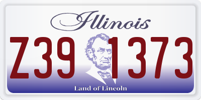 IL license plate Z391373