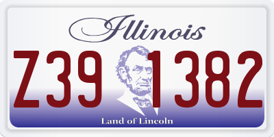 IL license plate Z391382