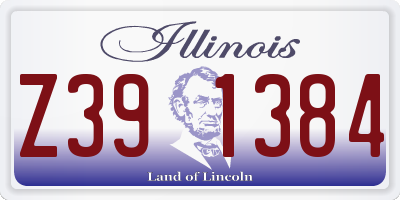 IL license plate Z391384