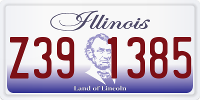 IL license plate Z391385