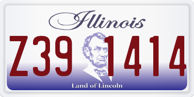 IL license plate Z391414