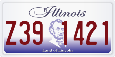 IL license plate Z391421