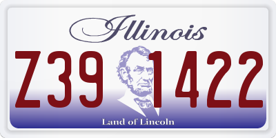 IL license plate Z391422