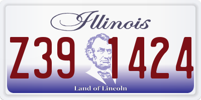 IL license plate Z391424