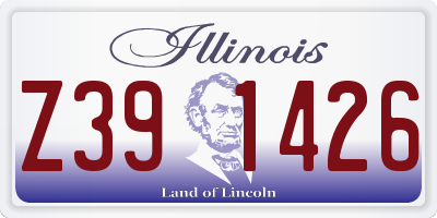 IL license plate Z391426