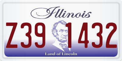 IL license plate Z391432