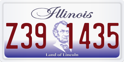 IL license plate Z391435