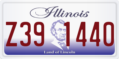 IL license plate Z391440