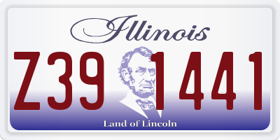 IL license plate Z391441