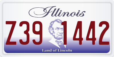 IL license plate Z391442