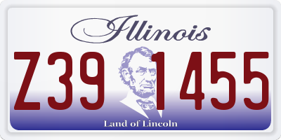 IL license plate Z391455