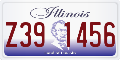 IL license plate Z391456