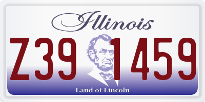 IL license plate Z391459